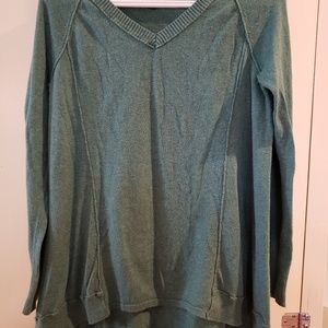 Mossimo lightweight green sweater V-neck